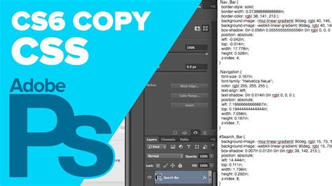 photoshop copy css vs svg
